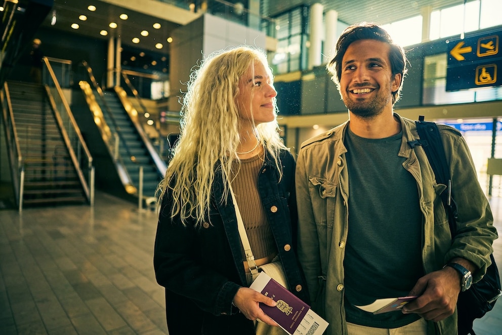 Paar ist füreinander ein „Airport Crush“