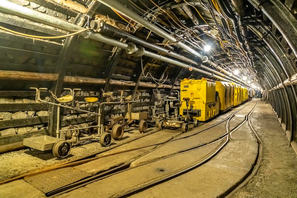 Blick in das Besucherbergwerk, im Deutschen Bergbau-Museum Bochum