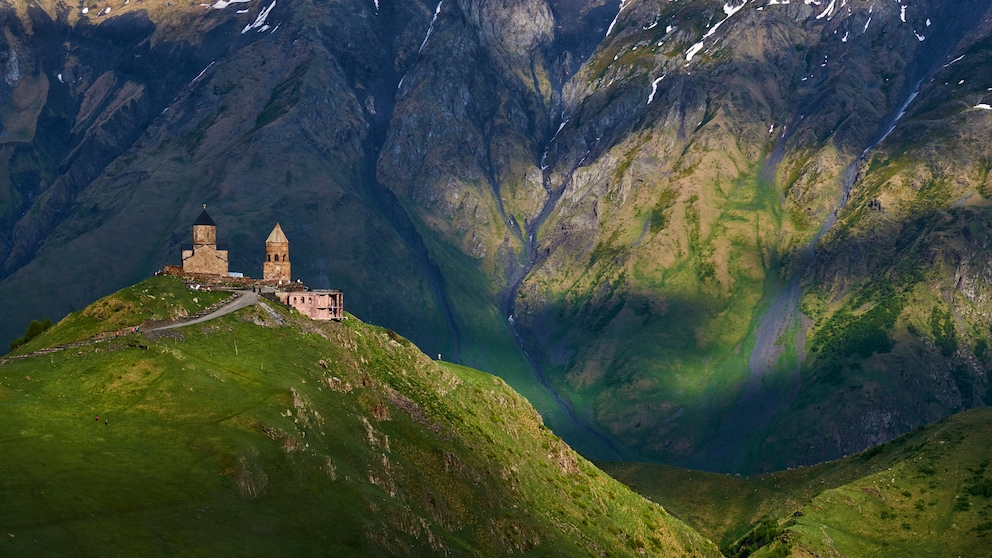 Gergeti Trinity Church in Georgien