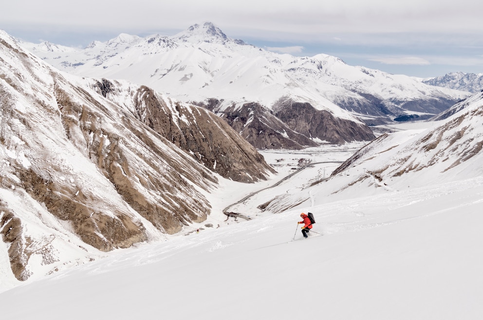 Gudauri ist ein Urlaubsort im Norden Georgiens 