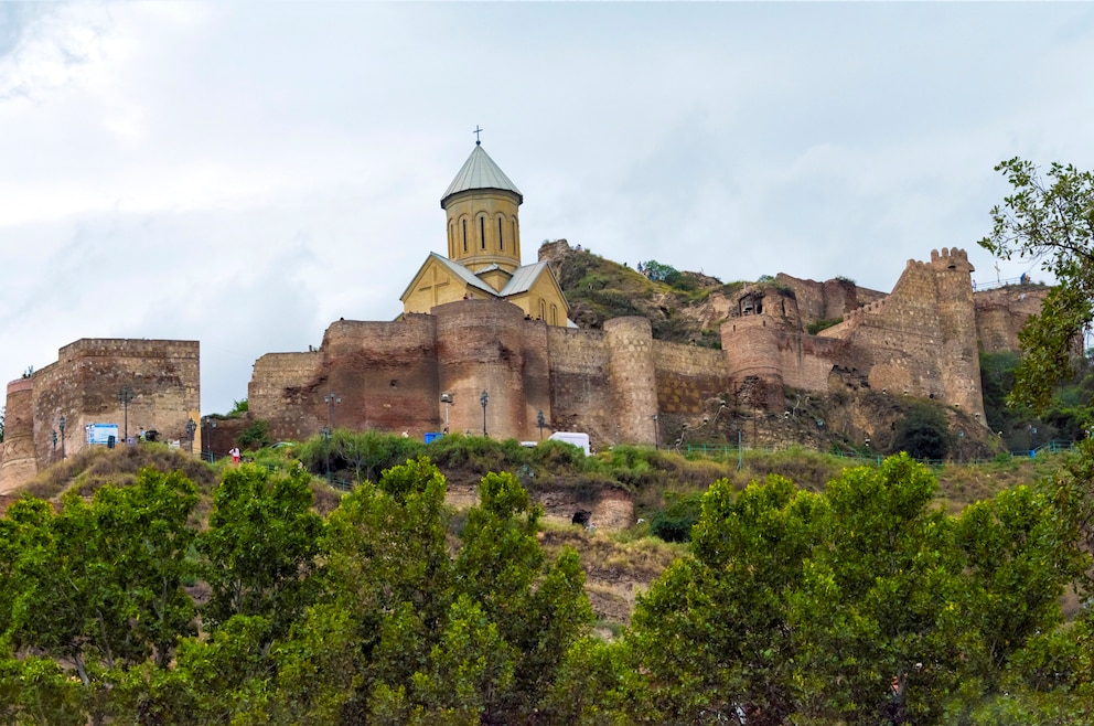 Die Festung Nariqala in der georgischen Hauptstadt Tiflis 