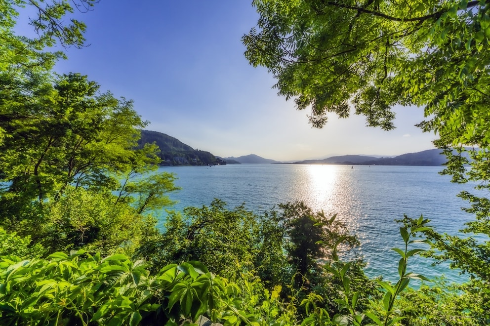 Der Wörthersee in der Kärntner Seenregion