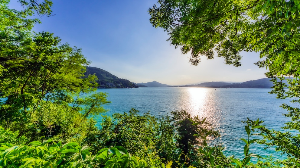 Der Wörthersee in der Kärntner Seenregion