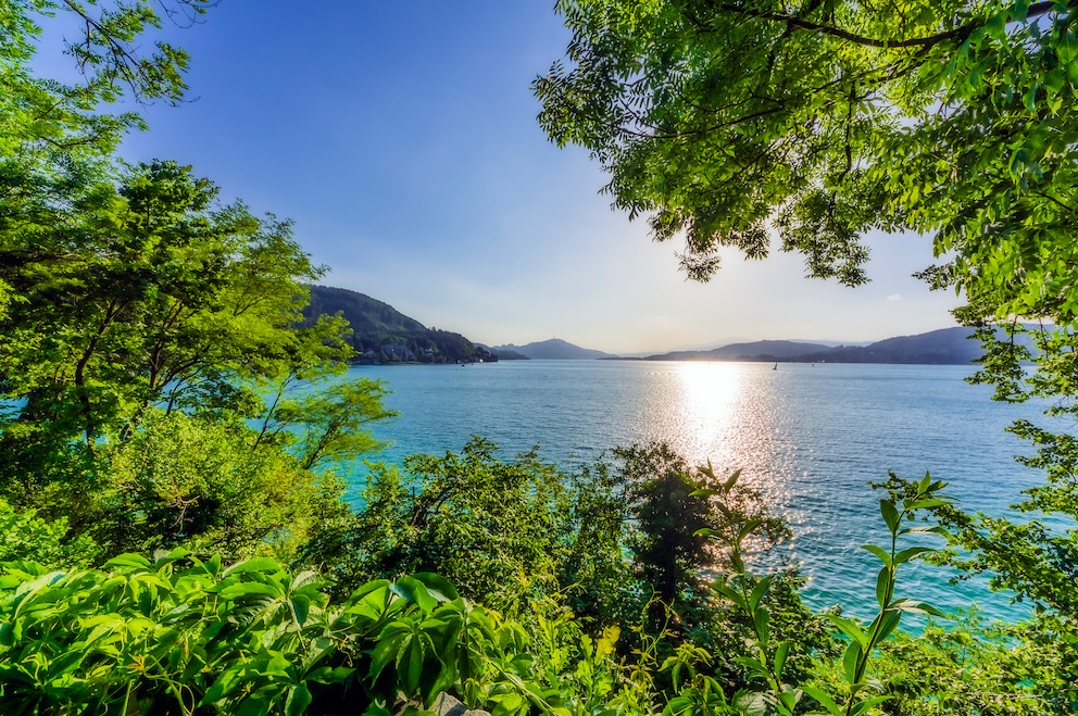 Der Wörthersee in der Kärntner Seenregion