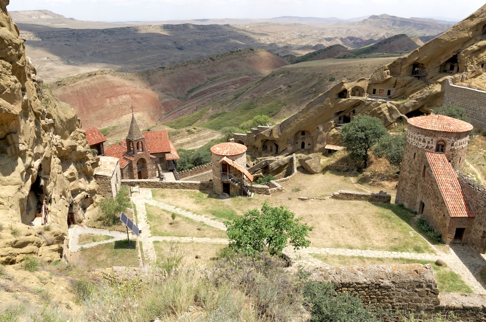 Das Höhlenkloster Dawit Garedscha an der Grenze zu Aserbaidschan gilt als ältestes Kloster Georgiens