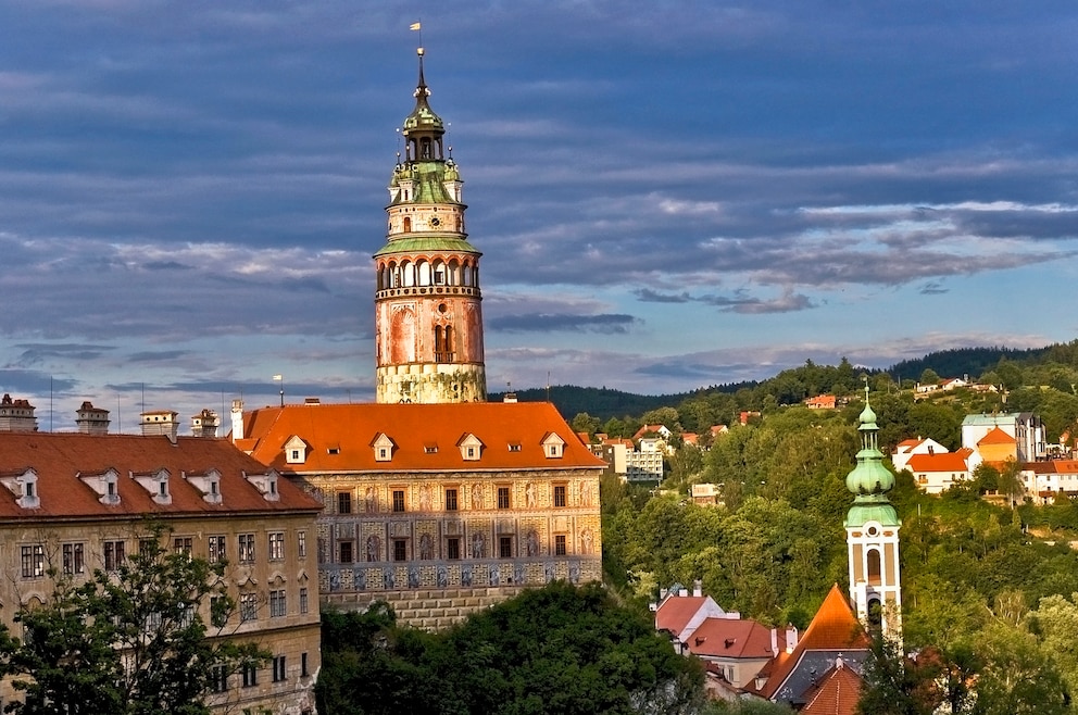 Schloss Český Krumlov in der Tschechischen Republik