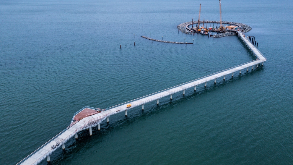 Im Ostseebad Prerow wird bald die längste Seebrücke des gesamten Ostseeraums eröffnet