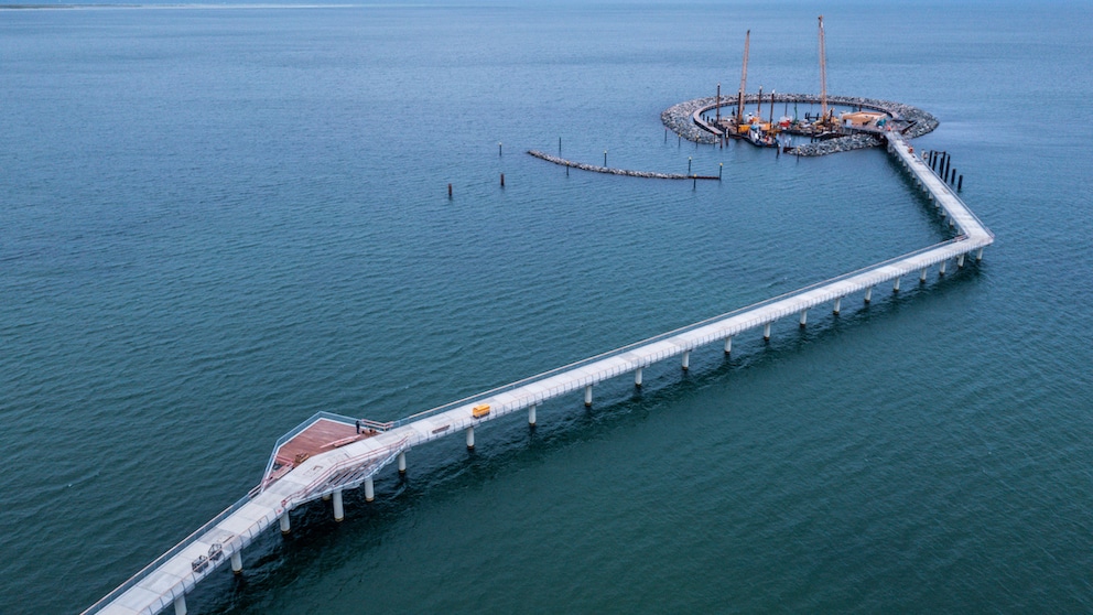 Im Ostseebad Prerow wird bald die längste Seebrücke des gesamten Ostseeraums eröffnet