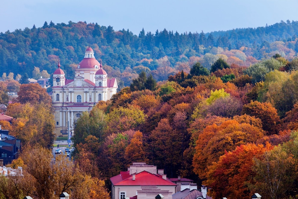 In Vilnius kann man von jedem Ort aus Kirchtürme sehen