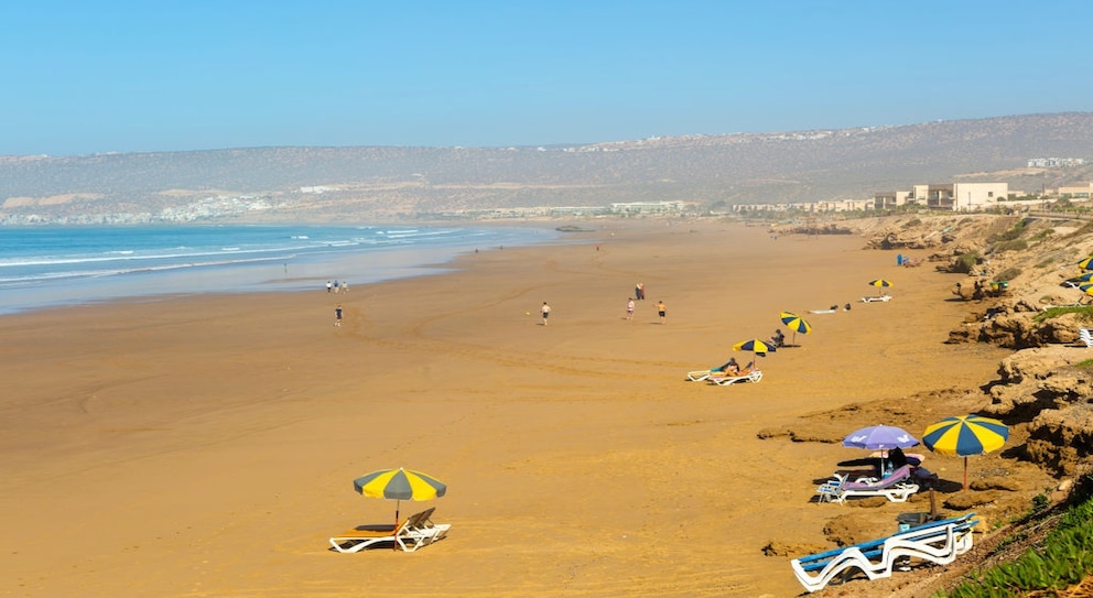 Taghazout ist ein unscheinbares Fischerdorf nahe Agadir in Marokko