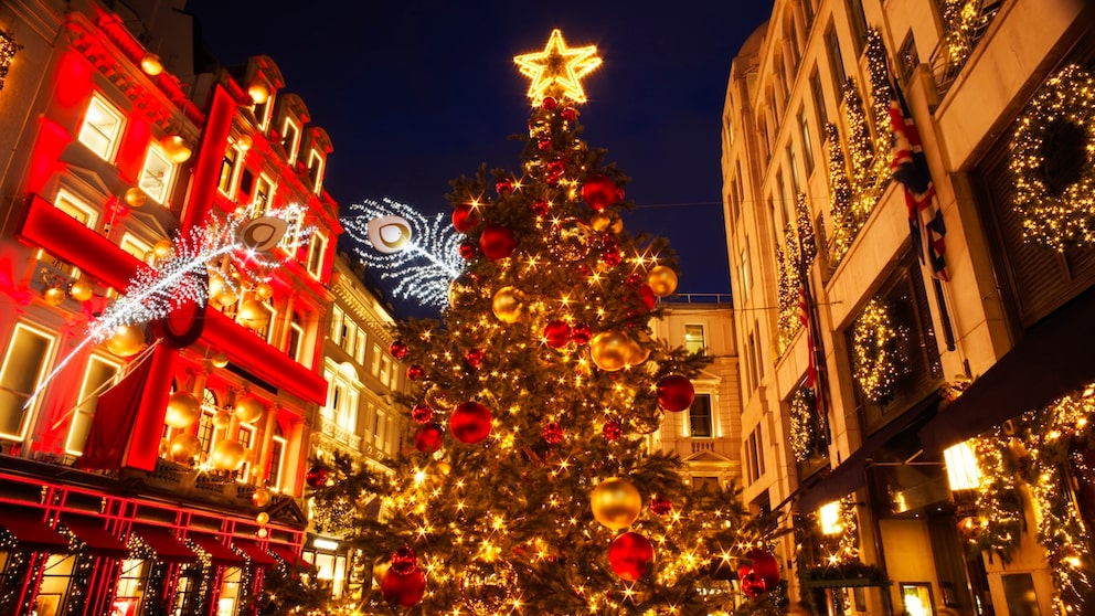 Einige Orte wie London geben sich zur Weihnachtszeit besonders viel Mühe, festliche Gefühle aufkommen zu lassen