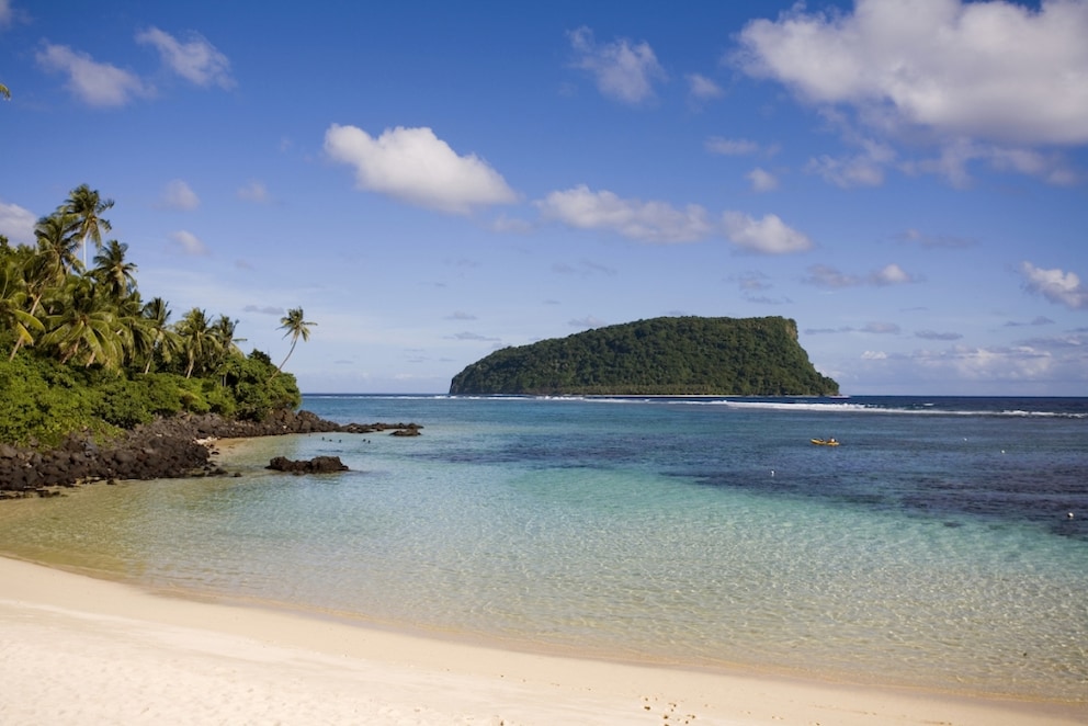 Traumstrände wie diesen gibt es auch auf Samoa