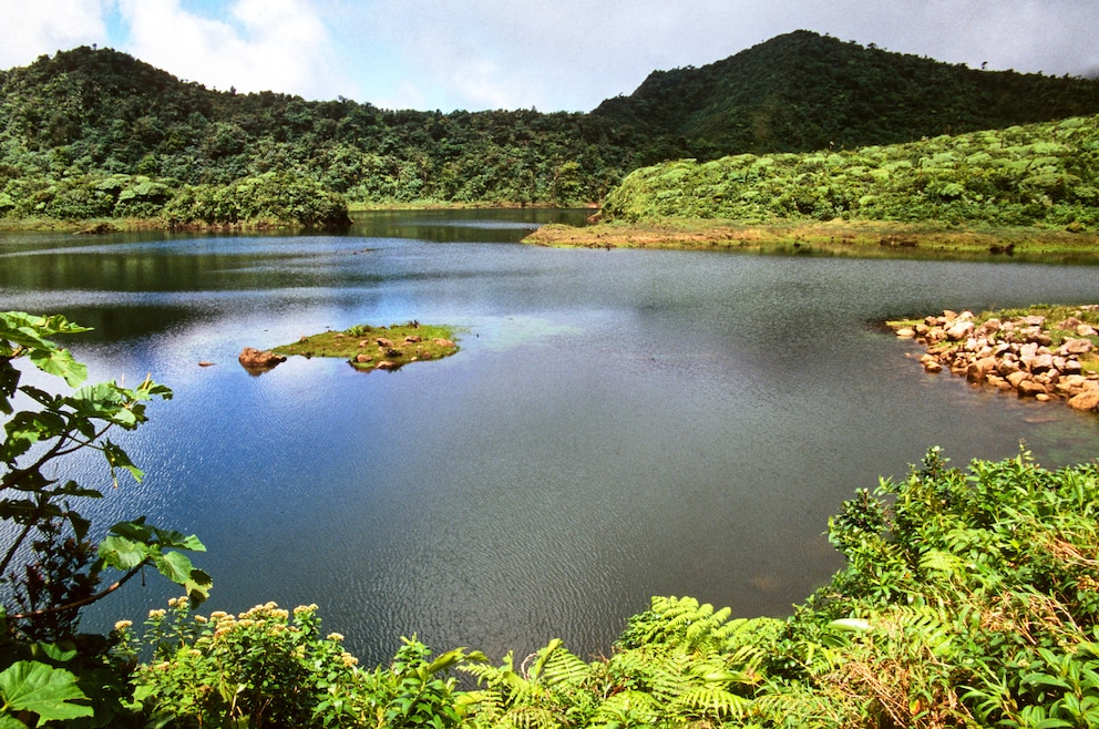 Der Freshwater Lake im Nationalpark Morne Trois Pitons 