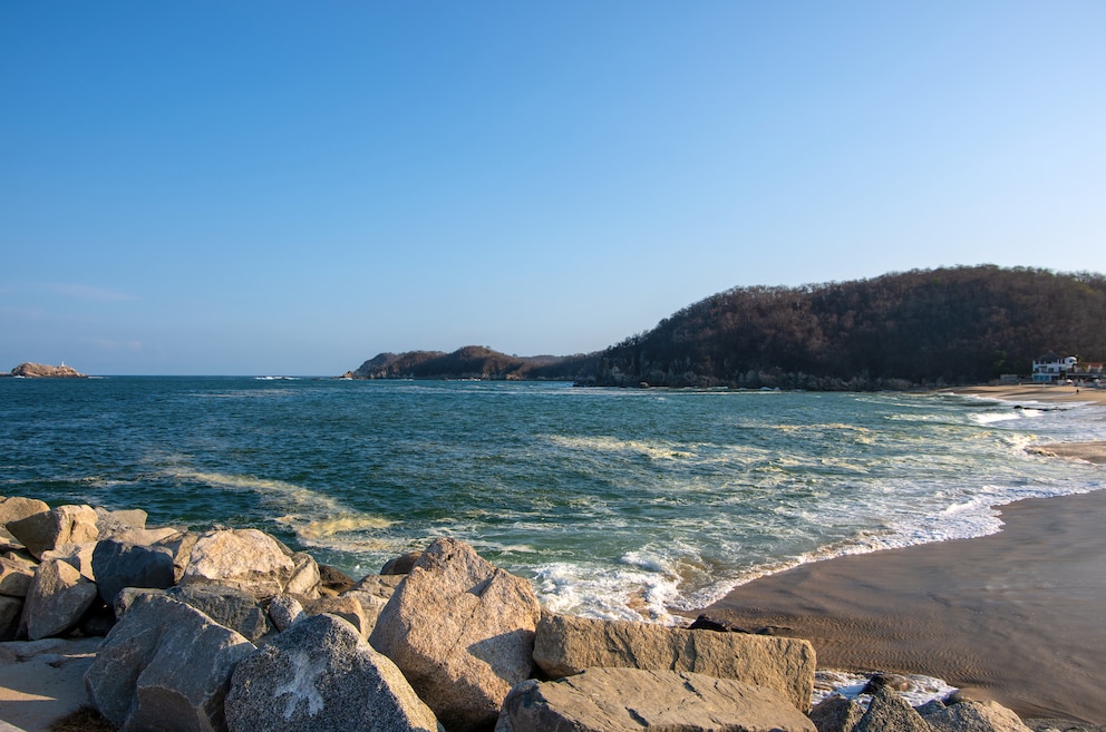 Bahías de Huatulco bei Oaxaca ist ein preiswertes Reiseziel in Mexiko