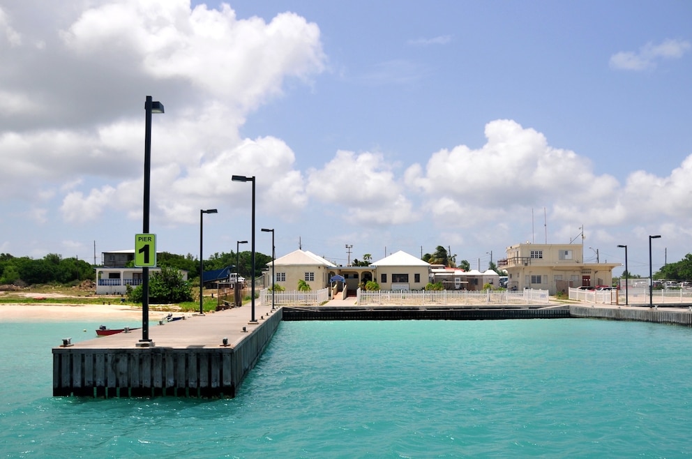 Blowing Point ist ein Dorf an der Südküste der Insel Anguilla