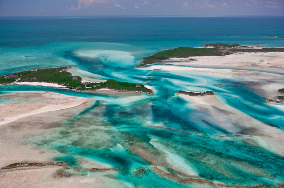 Die Exuma Cays der Bahamas