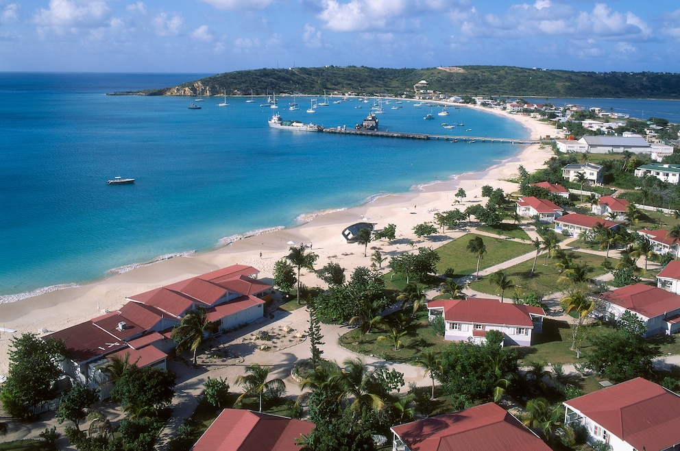 Sandy Ground ist ein Dorf und Anguillas wichtigster Hafen