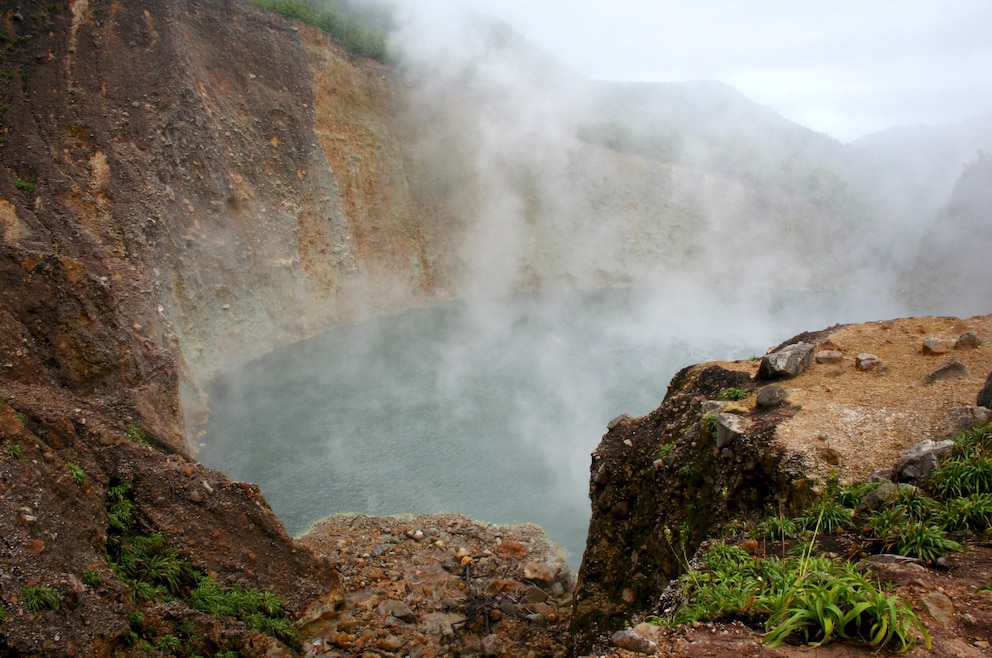 Der Boiling Lake auf Dominica 