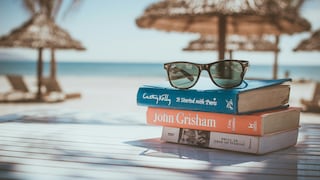 Bücher am Strand