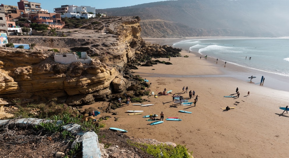 Imsouane ist einer der vielen Surfhotspots, die die Atlantikküste Marokkos zu bieten hat