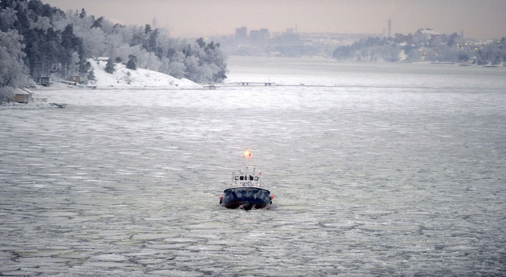 Stockholm verwandelt sich im Winter in ein Winterwonderland