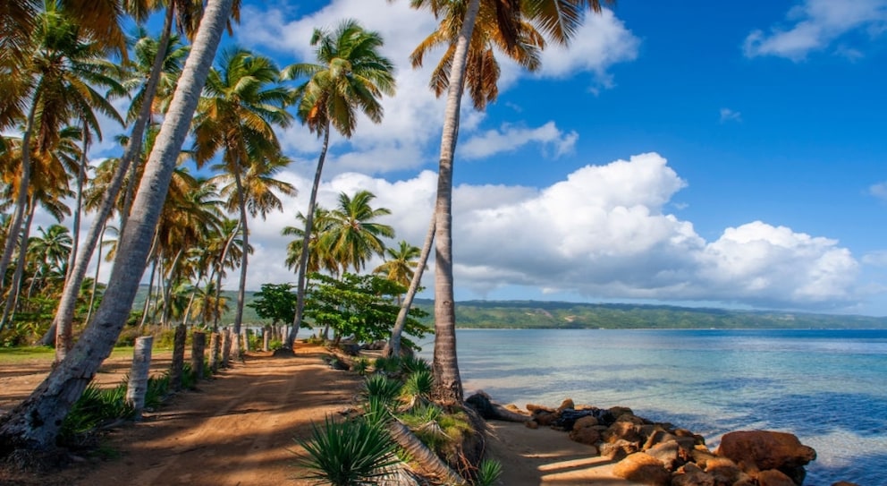 Der Playa Bonita liegt auf der Halbinsel Samaná im Norden der Dominikanischen Republik