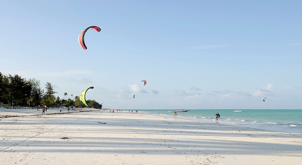 Paje Beach is great for surfing