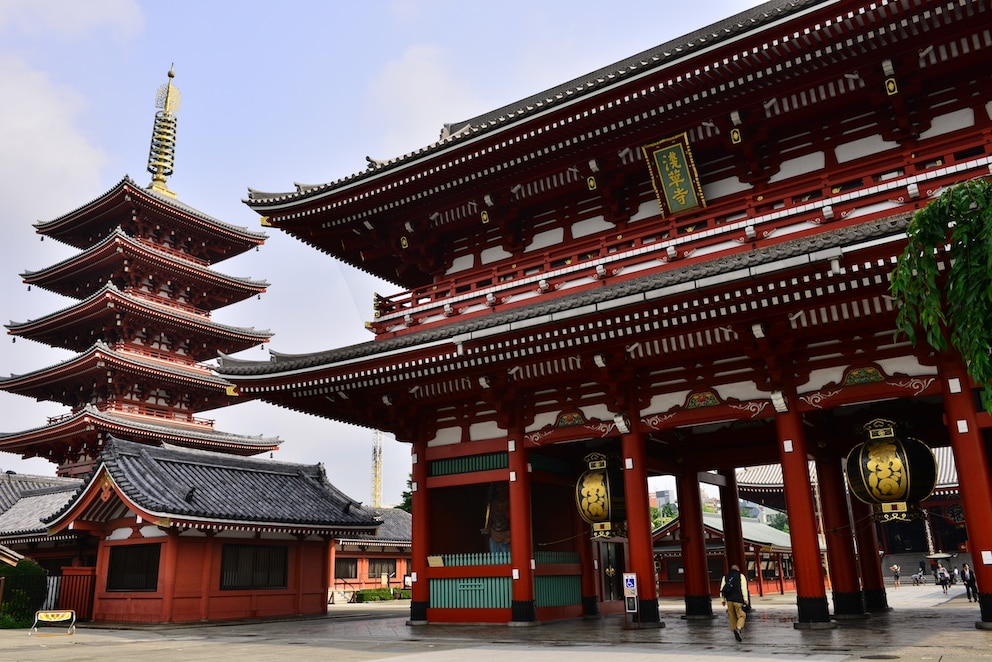 Der Senso-ji-Tempel ist einer der Touristenmagneten Tokios