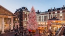 Weihnachtlich beleuchteter Covent Garden in London