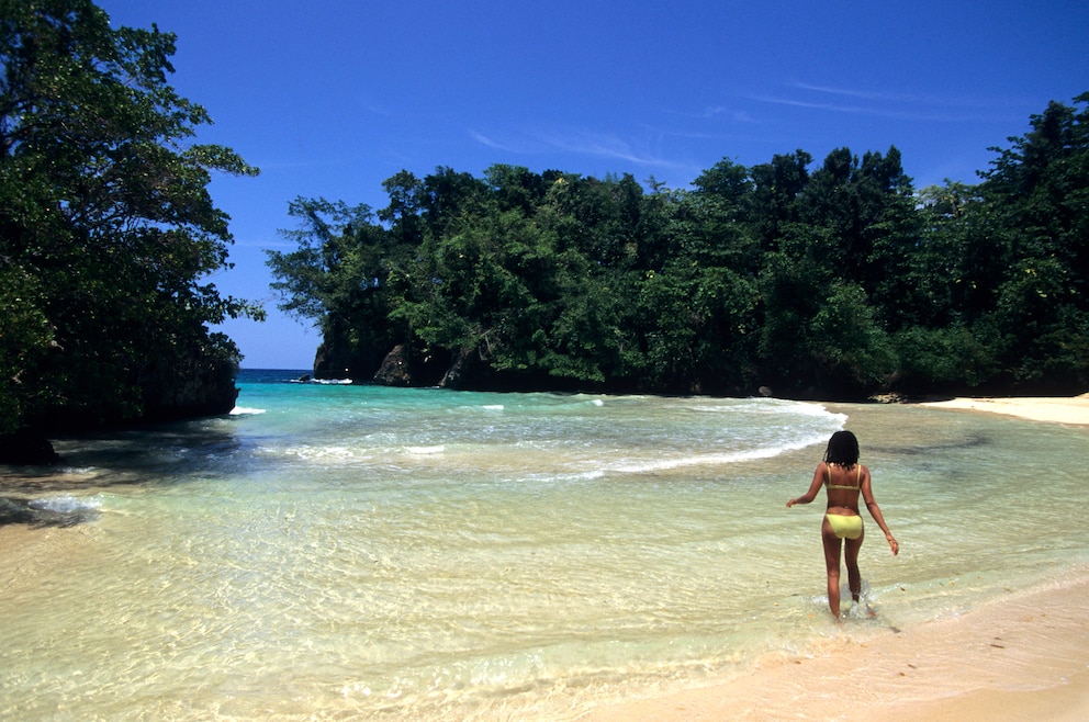 Frenchman's Cove Beach in Port Antonio, Jamaika