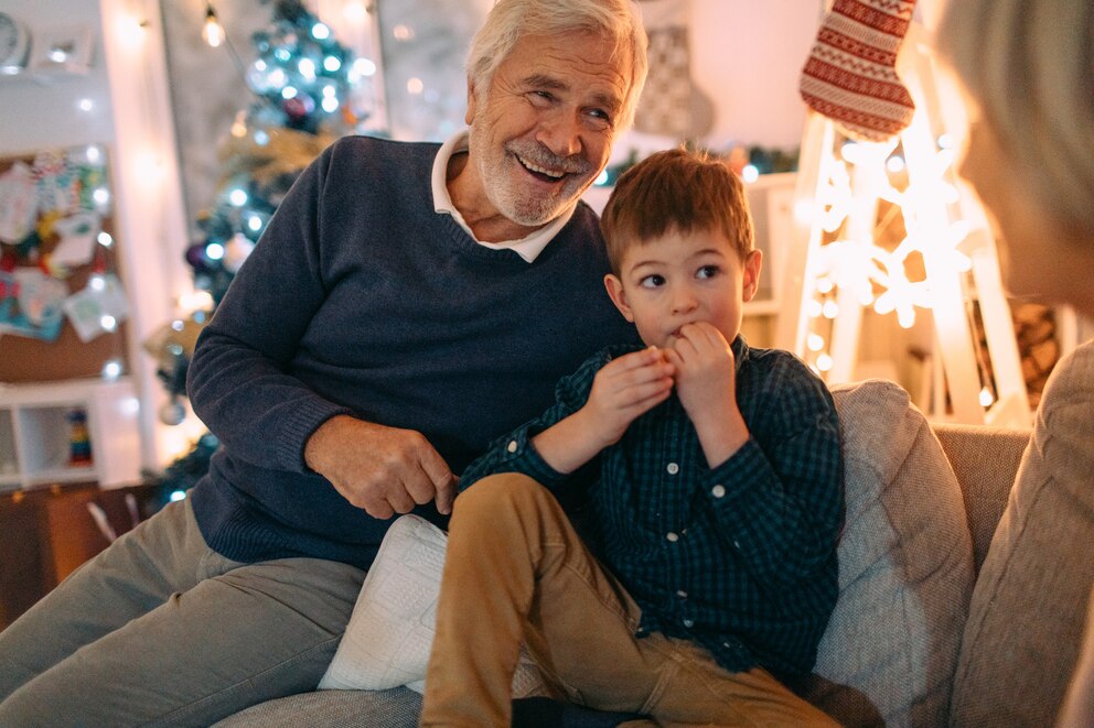 Merlin (5) freut sich vor allem über die gemeinsamen Momente mit der Familie