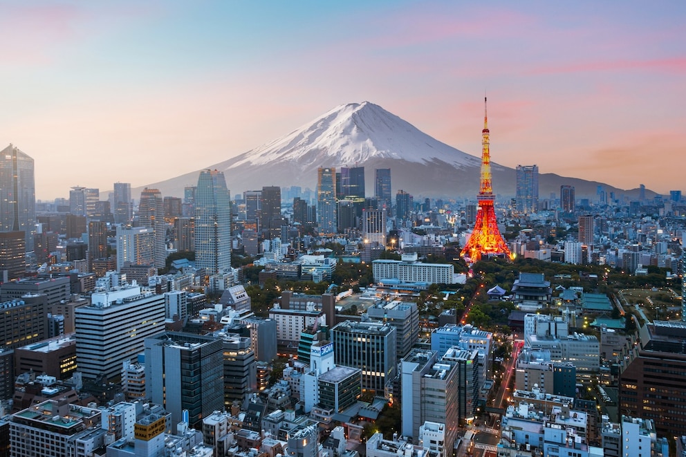 Eine der längsten Flugrouten ab Deutschland führt nach Tokio