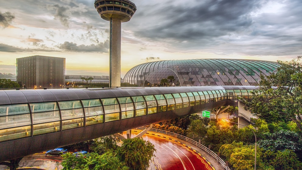 Changi Airport in Singapur: Auch der bereits mehrmals als bester Flughafen weltweit gekürte Airport findet sich in der Bestenliste