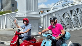 Singapur Oldtimer-Seitenwagen