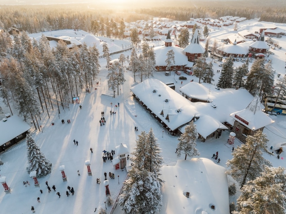 Weihnachten im Lappland im Santa Claus Village