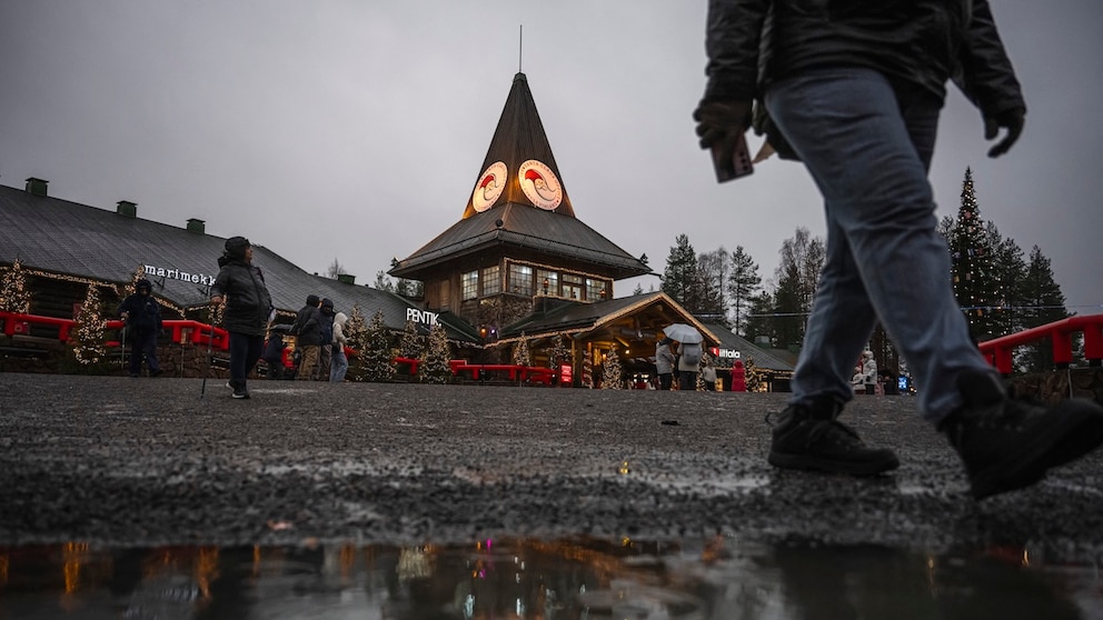 Weihnachten in Lappland zeigt sich dieses Jahr von einer tristen Seite