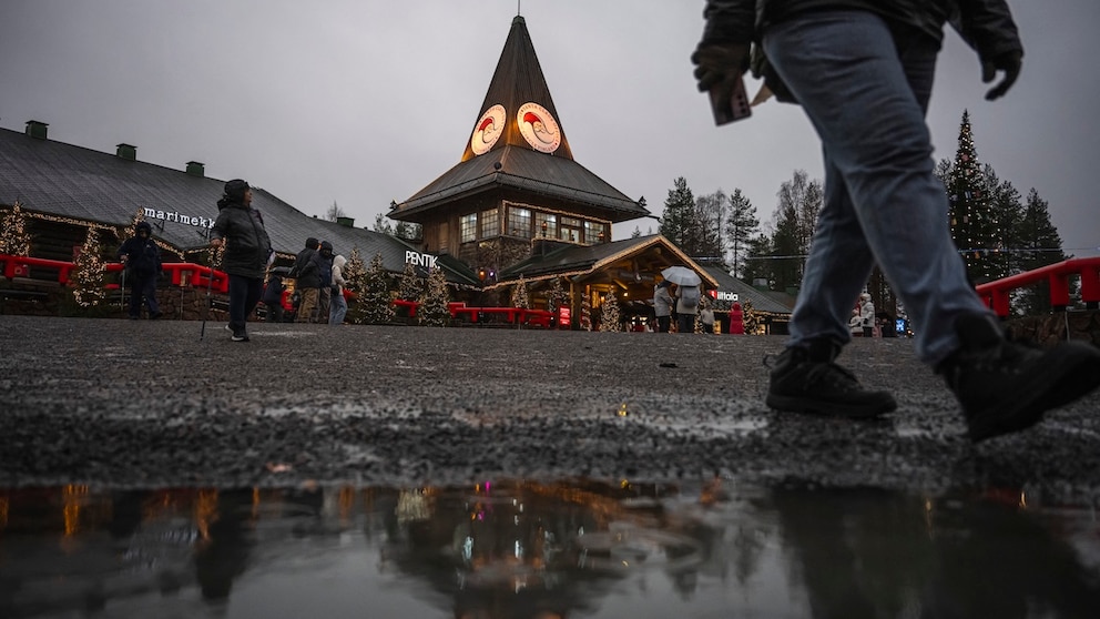 Weihnachten in Lappland zeigt sich dieses Jahr von einer tristen Seite