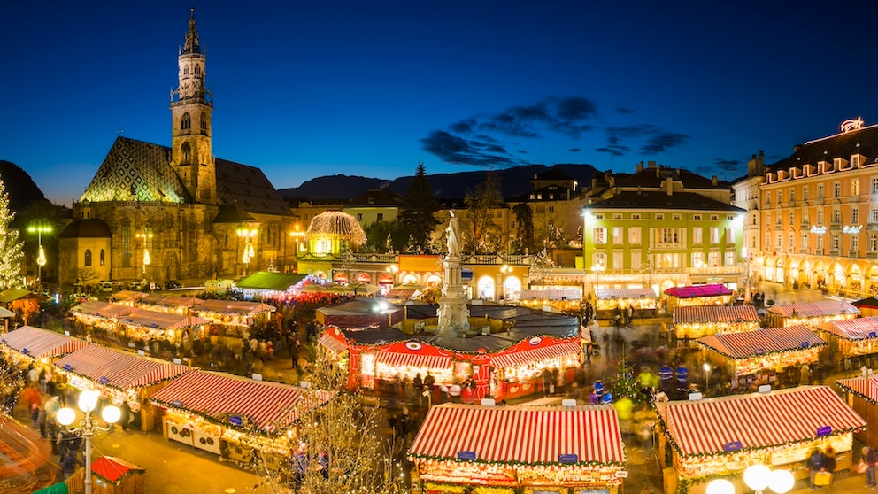 Weihnachtsmarkt in Bozen: Dieser italienische Weihnachtsmarkt ist laut einer neuen Analyse der Geheimtipp schlechthin