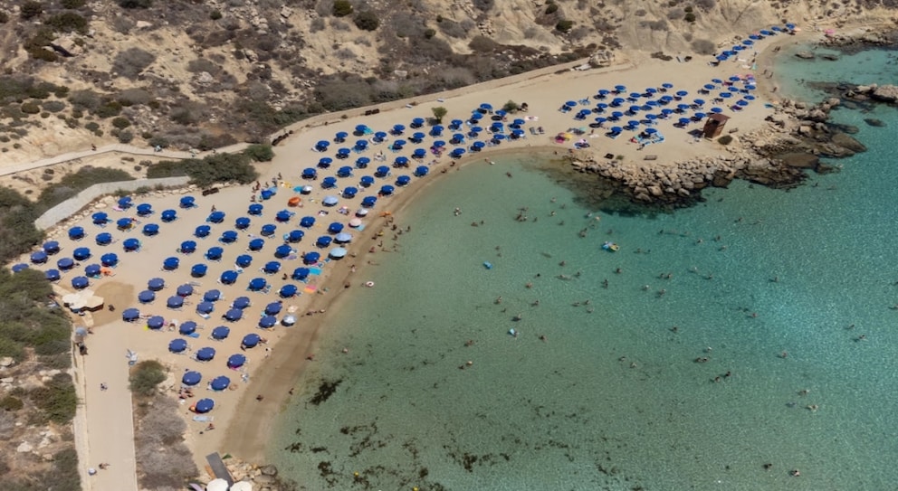 Konnos Beach is one of the most beautiful beaches in Cyprus