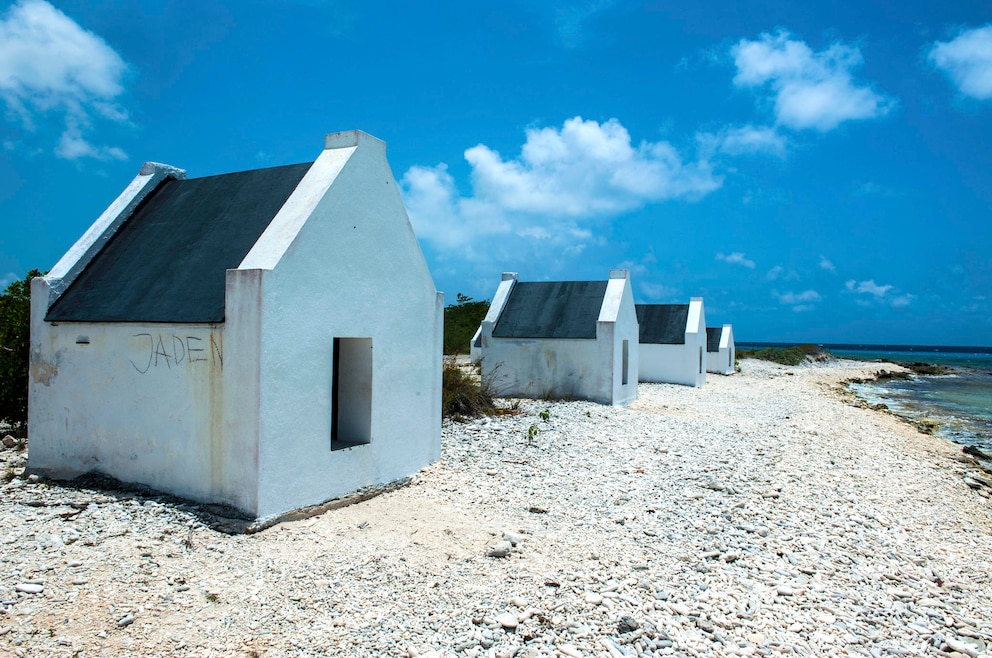 Ehemalige Sklavenhütten auf Bonaire