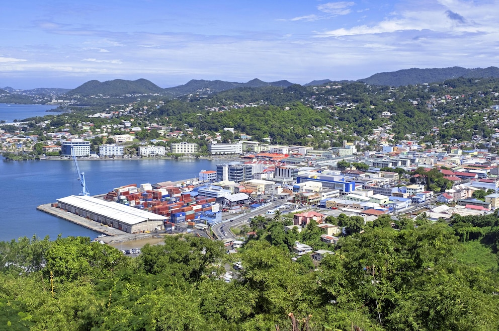 Castries ist die Hauptstadt von St. Lucia