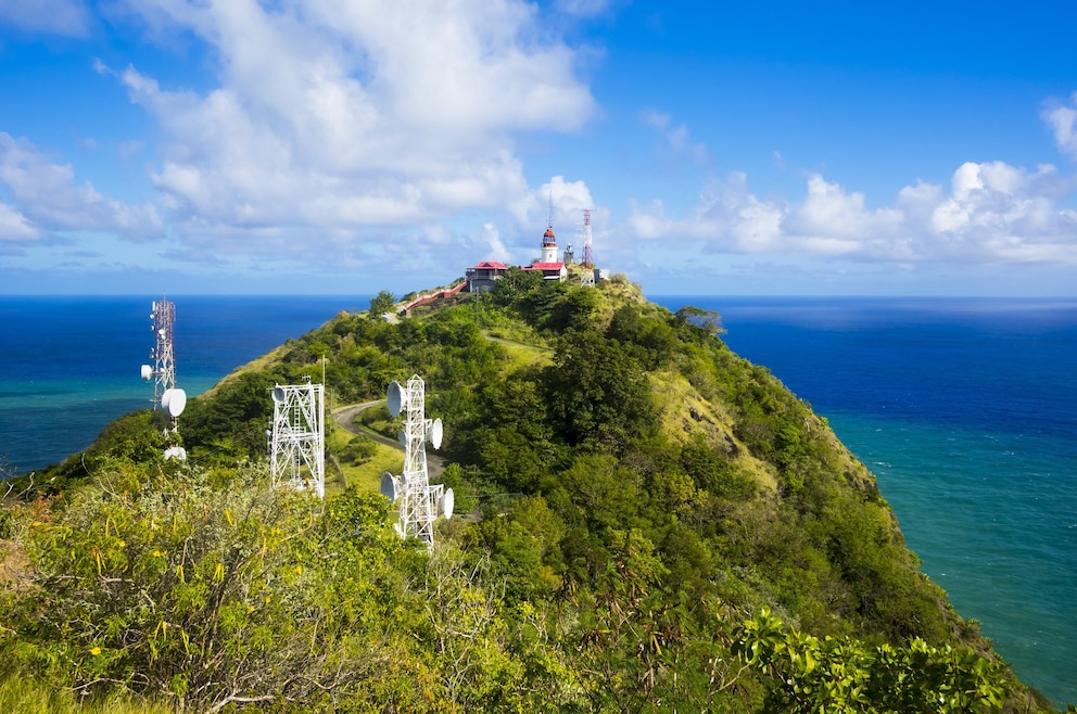 Leuchtturm bei Vieux Fort auf St. Lucia