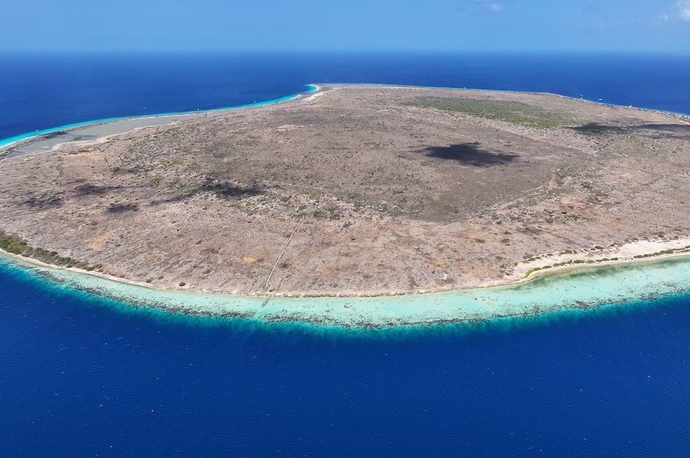 Klein Bonaire ist eine kleine unbewohnte Insel vor Bonaire