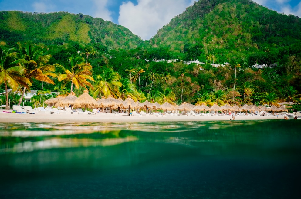 Sugar Beach an der Pitons Bay, St. Lucia