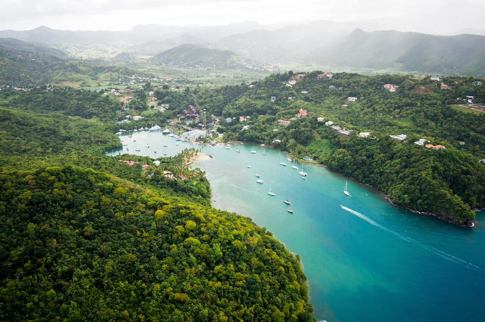 Marigot Bay auf St. Lucia