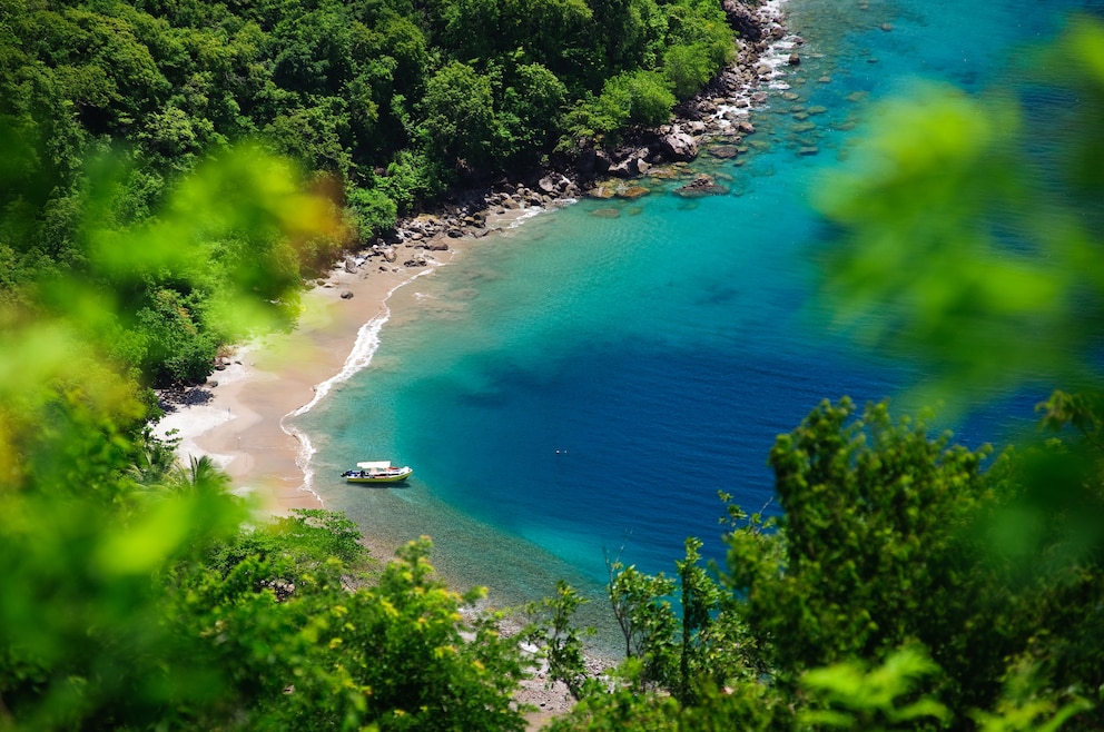 Strand auf St. Lucia