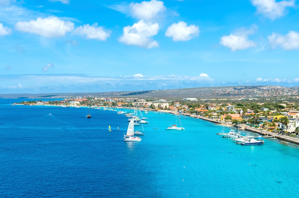 Kralendijk ist der Hauptort der Insel Bonaire