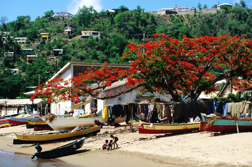 Anse La Raye auf St. Lucias