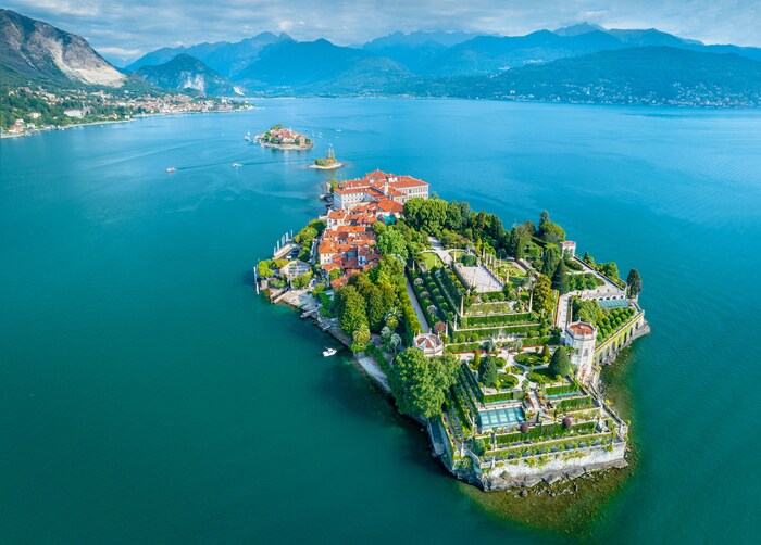 Islands Lake Maggiore