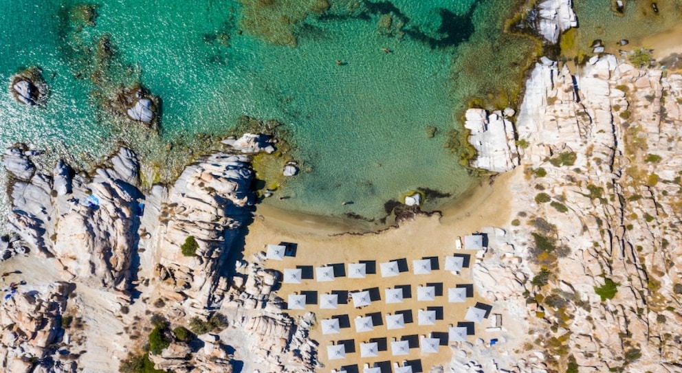 Der Kolybithres Beach ist ein echter Geheimtipp unter den Stränden der Insel 